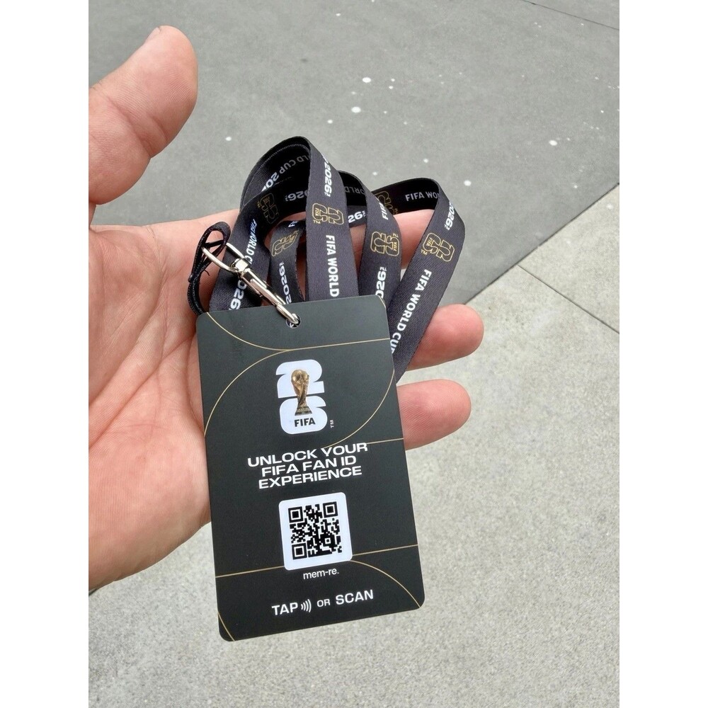 FIFA World Cup 2026 Soccer Lanyard w/ Fan ID Card Los Angeles LA Rare New - Picture 4 of 5